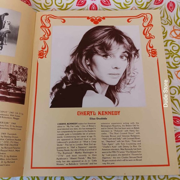 1981 My Fair Lady U.S. Souvenir Book - Rex Harrison & Cheryl Kennedy Soft Cover - Picture 4 of 5